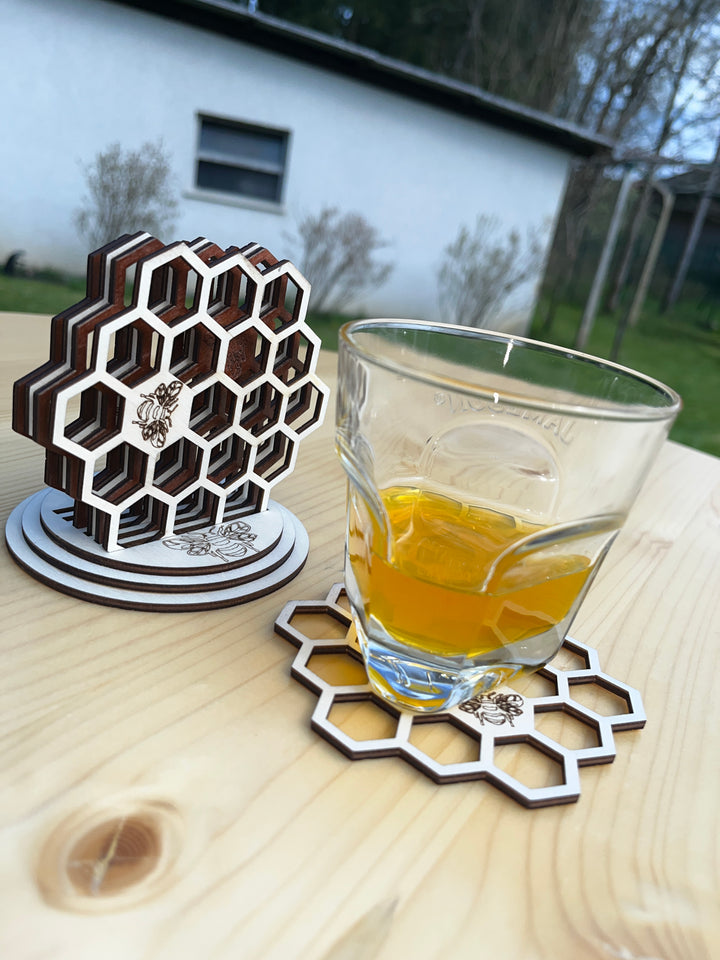 Komplet 6-podstavkov za kozarce SATOVJE