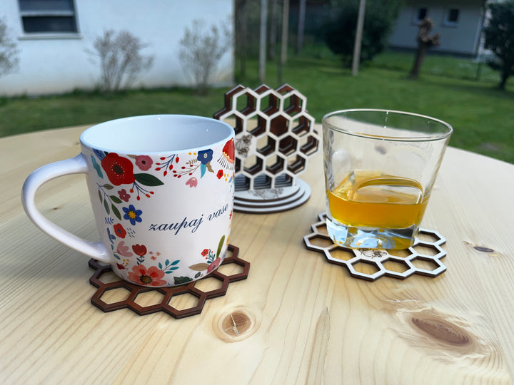 Komplet 6-podstavkov za kozarce SATOVJE