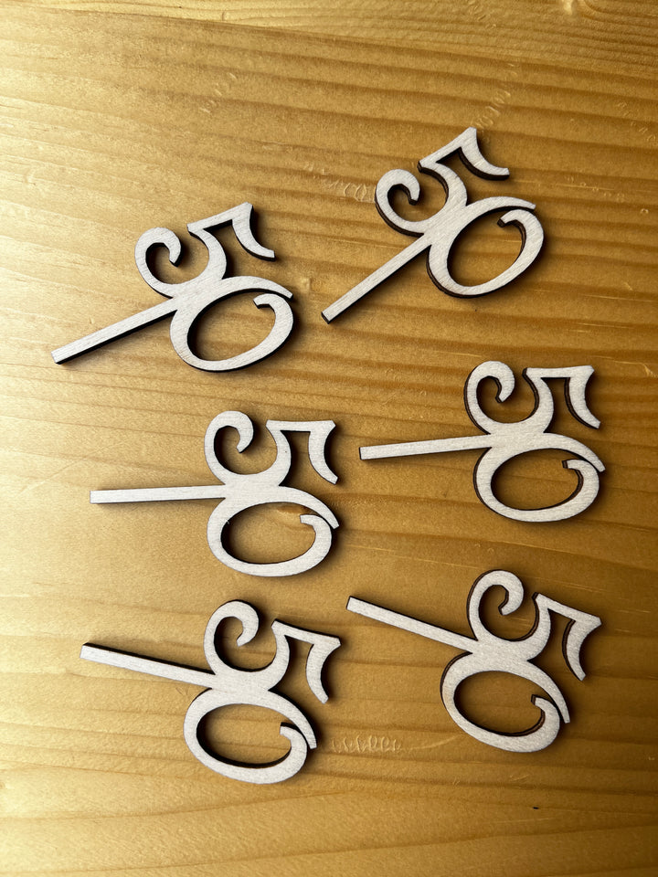 Majhne številke za sladice