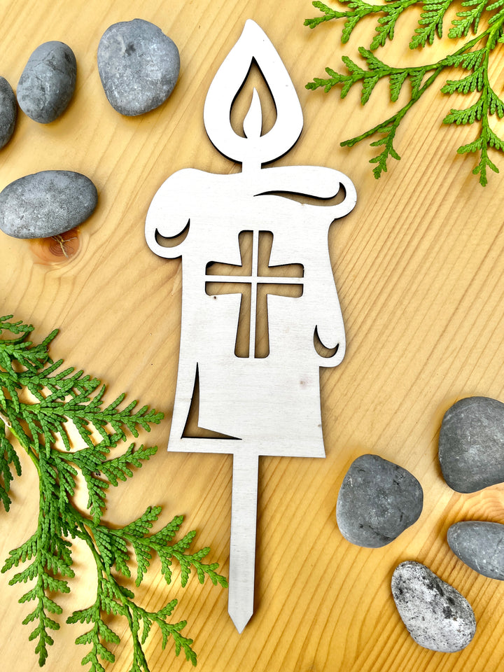 Lesena sveča Sveti križ