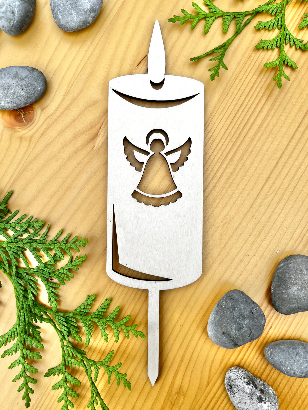 Lesena sveča Angelček