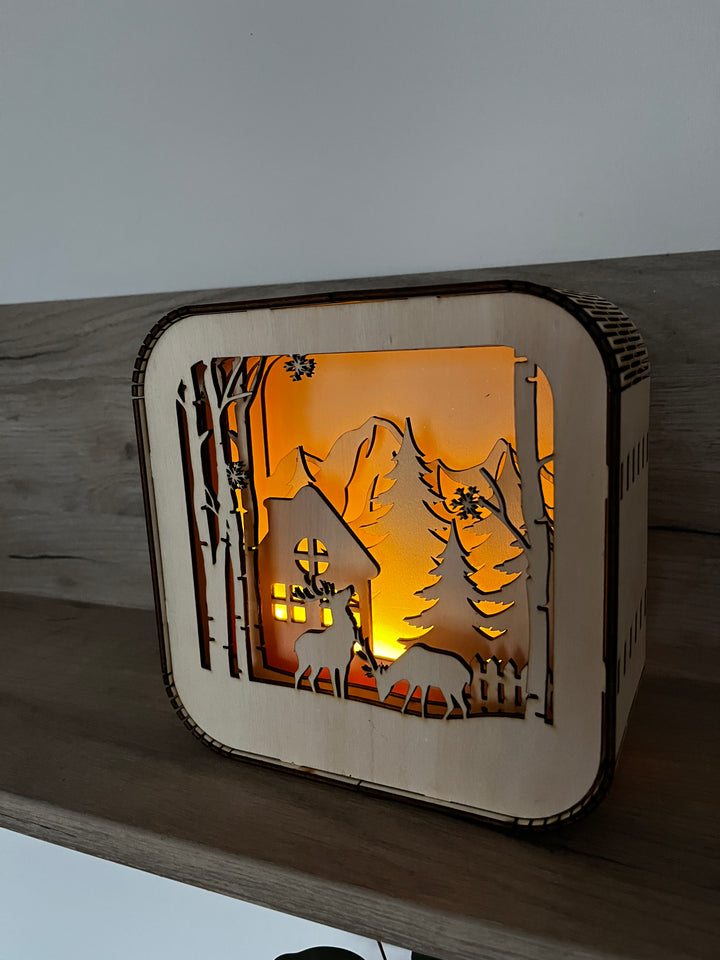 Lesena pravljična vasica