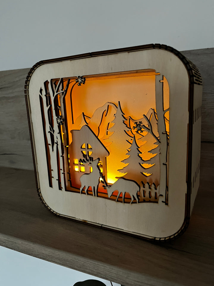 Lesena pravljična vasica